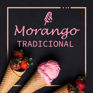 SORVETE TRADICIONAL MORANGO 5 LITROS